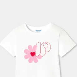 Jacadi T-shirt manches courtes enfant fille - blanc BLANC JACADI