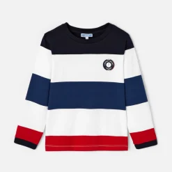 Jacadi T-shirt manches longues enfant garçon - lore BLANC/MULTICO Clearance