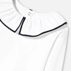 Jacadi T-shirt manches longues enfant fille - blanc BLANC JACADI Clearance