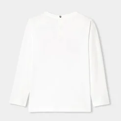 Jacadi T-shirt manches longues enfant fille - blanc BLANC JACADI Outlet