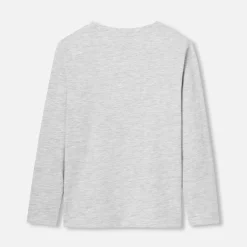Jacadi T-shirt manches longues enfant garçon - gris chine clair GRIS CHINE CLAIR JACADI Online