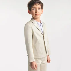Jacadi Veste enfant garçon en satin de coton - BLANC CASSE Clearance