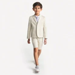 Jacadi Veste enfant garçon en satin de coton - BLANC CASSE Clearance