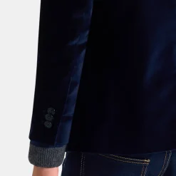 Jacadi Veste enfant garçon en velours - marine MARINE JACADI Discount