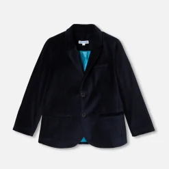 Jacadi Veste enfant garçon en velours - marine MARINE JACADI Discount